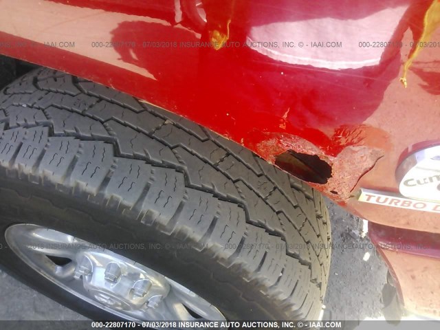 3D7KU28643G747740 - 2003 DODGE RAM 2500 ST/SLT 红色 照片 6