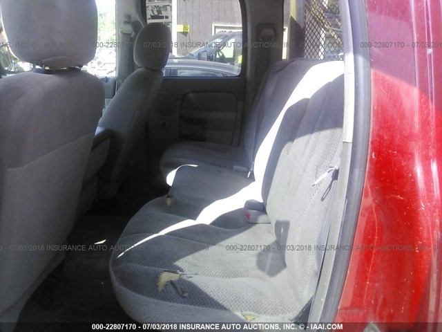 3D7KU28643G747740 - 2003 DODGE RAM 2500 ST/SLT 红色 照片 8