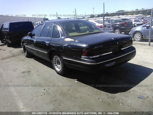 2FALP74W4VX139935 - 1997 FORD CROWN VICTORIA LX BLACK photo 3