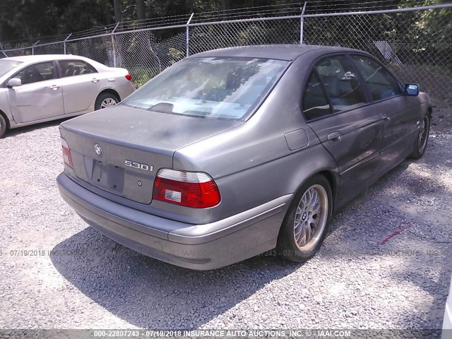WBADT63422CH99937 - 2002 BMW 530 I AUTOMATIC SILVER photo 4