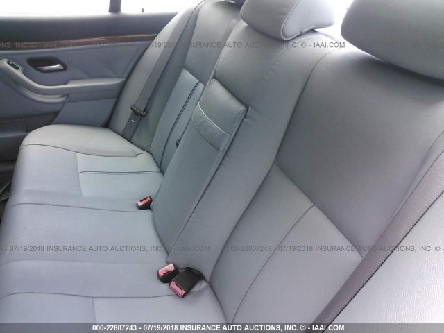WBADT63422CH99937 - 2002 BMW 530 I AUTOMATIC SILVER photo 8