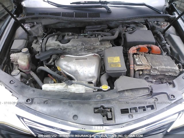 4T1BD1FK0DU096637 - 2013 TOYOTA CAMRY HYBRID/LE/XLE 黑色 照片 10