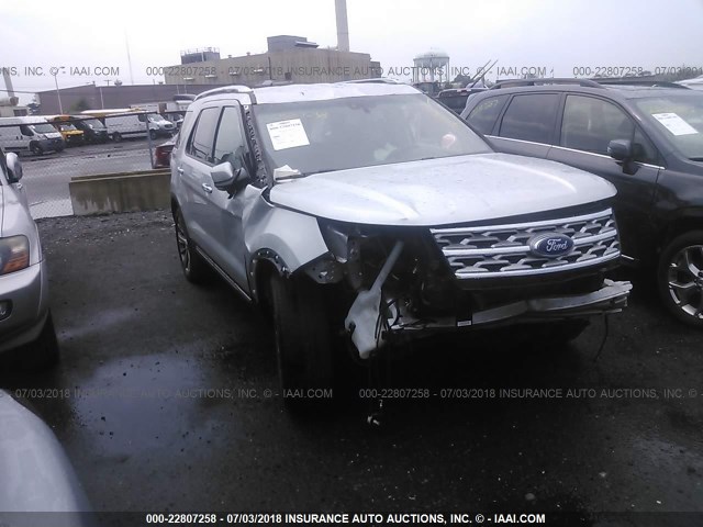1FM5K8F88JGA91115 - 2018 FORD EXPLORER LIMITED 银色 照片 1