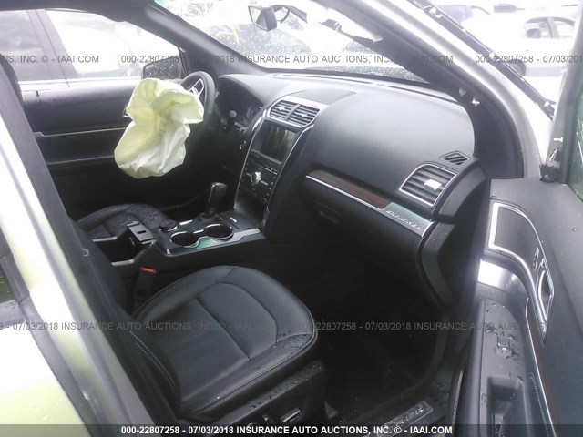 1FM5K8F88JGA91115 - 2018 FORD EXPLORER LIMITED 银色 照片 5