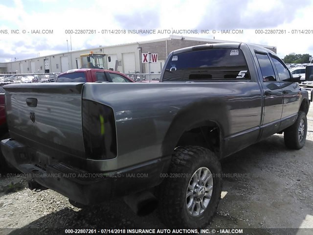 1D7KS28C06J133072 - 2006 DODGE RAM 2500 ST/SLT GRAY photo 4