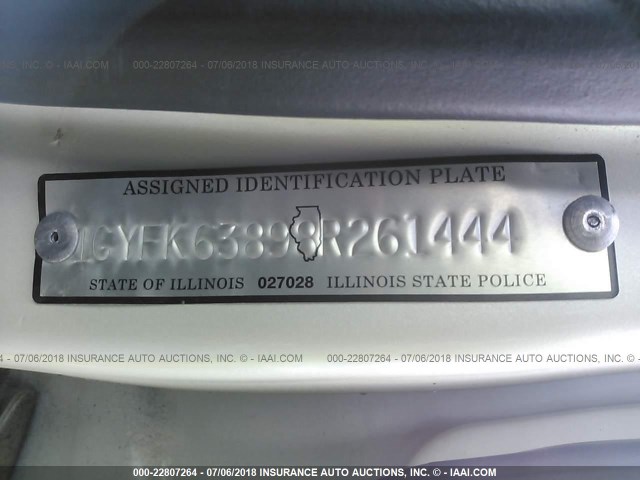 1GYFK63898R261444 - 2008 CADILLAC ESCALADE LUXURY კრემისფერი ფოტო 9