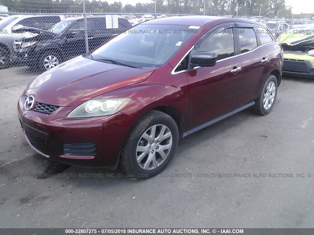 JM3ER29L670113439 - 2007 MAZDA CX-7 RED photo 2