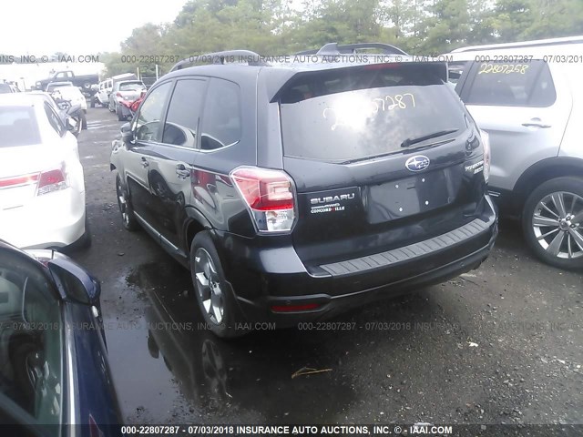 JF2SJAWC5HH449475 - 2017 SUBARU FORESTER 2.5I TOURING GRAY photo 3