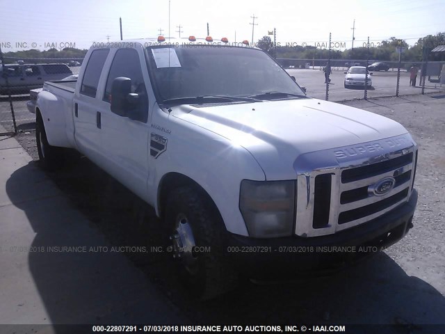 1FTWW32R08EA38252 - 2008 FORD F350 SUPER DUTY WHITE photo 1