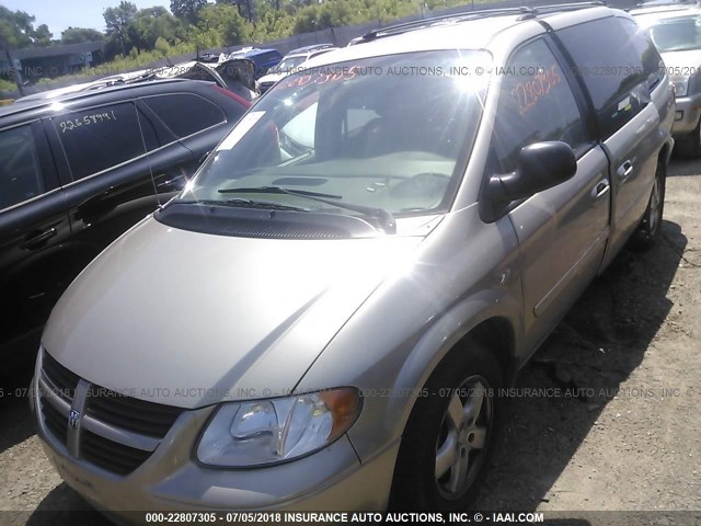 2D4GP44L66R853915 - 2006 DODGE GRAND CARAVAN SXT TAN photo 2