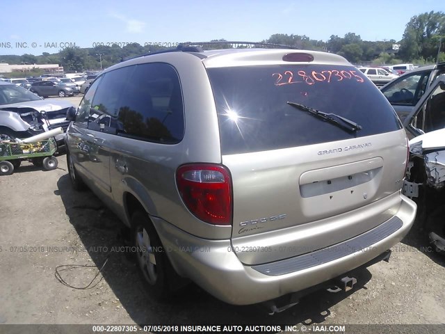 2D4GP44L66R853915 - 2006 DODGE GRAND CARAVAN SXT TAN photo 3