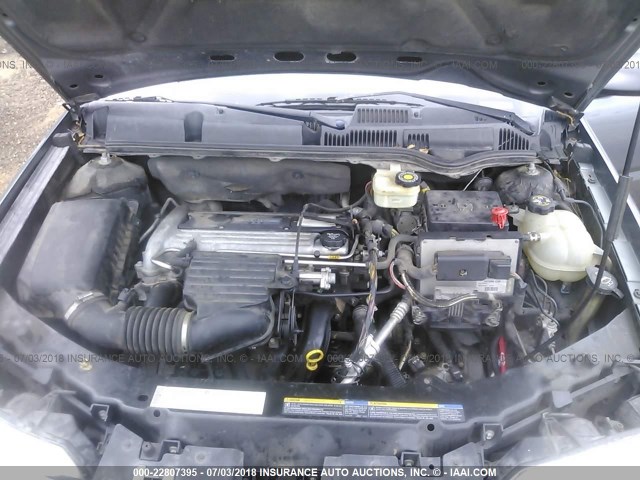 1G8AJ54F94Z216129 - 2004 SATURN ION LEVEL 2 GRAY photo 10