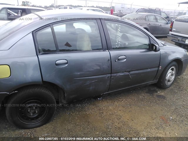 1G8AJ54F94Z216129 - 2004 SATURN ION LEVEL 2 GRAY photo 6