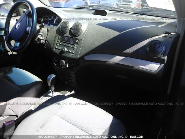 KL1TD56E59B385629 - 2009 CHEVROLET AVEO LS/LT 红色 照片 5