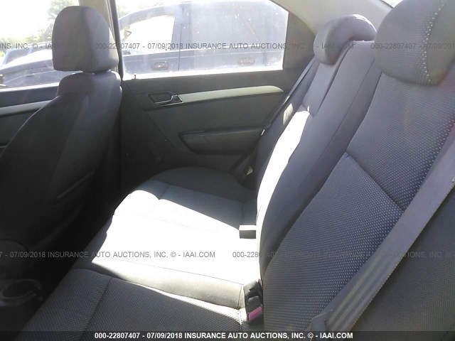 KL1TD56E59B385629 - 2009 CHEVROLET AVEO LS/LT 红色 照片 8