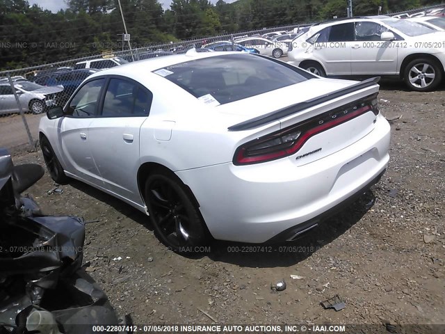 2C3CDXCT8HH609414 - 2017 DODGE CHARGER R/T WHITE photo 3