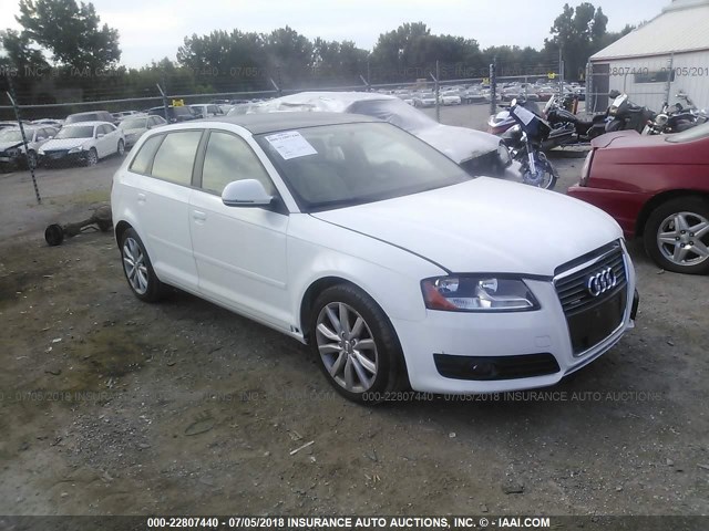 WAUKF78P39A016943 - 2009 AUDI A3 2.0T QUATTRO WHITE photo 1