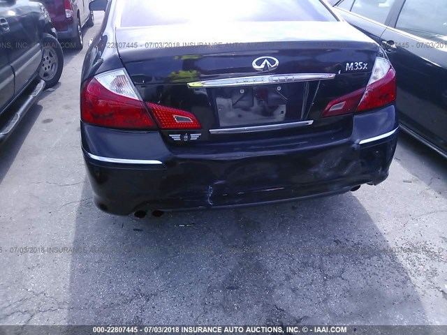 JNKAY01F28M653500 - 2008 INFINITI M35 SPORT BLACK photo 6