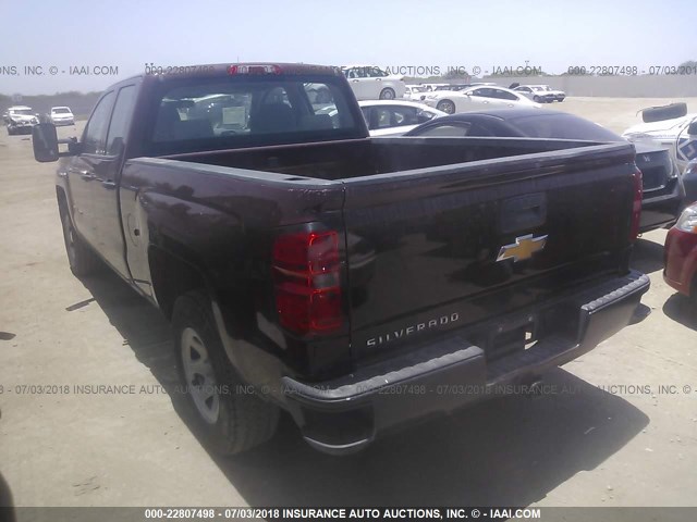 1GCRCPEC6EZ291553 - 2014 CHEVROLET SILVERADO C1500 MAROON photo 3