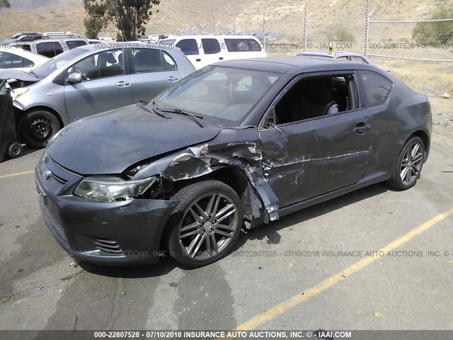 JTKJF5C76C3026509 - 2012 TOYOTA SCION TC 灰色 照片 2