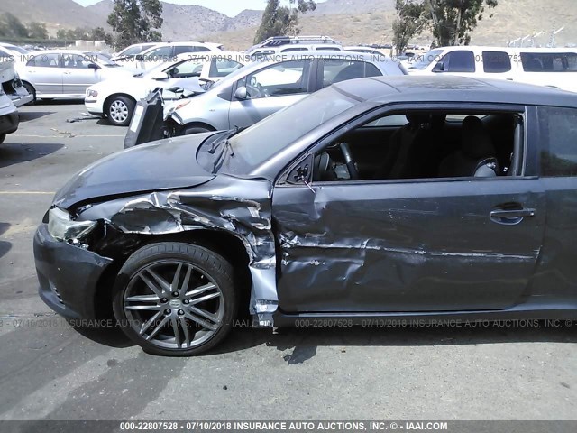 JTKJF5C76C3026509 - 2012 TOYOTA SCION TC 灰色 照片 6