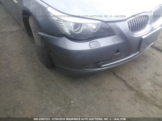 WBANV1C54AC444533 - 2010 BMW 528 XI GRAY photo 6