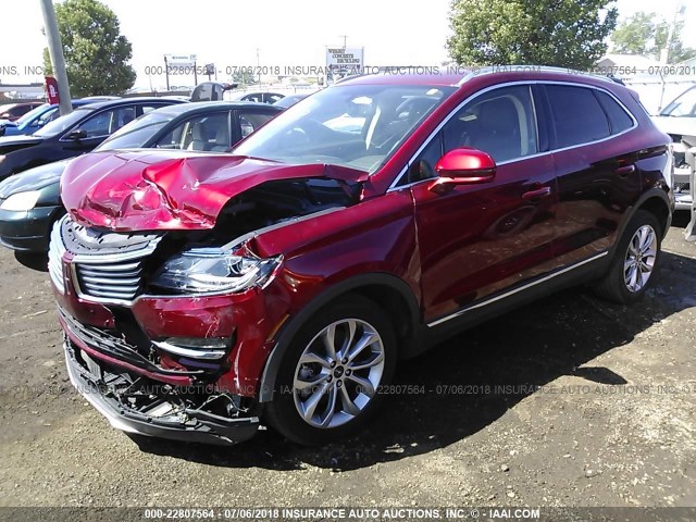 5LMCJ2C97HUL00096 - 2017 LINCOLN MKC SELECT RED photo 2