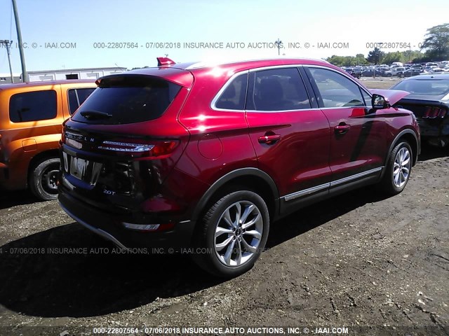 5LMCJ2C97HUL00096 - 2017 LINCOLN MKC SELECT RED photo 4