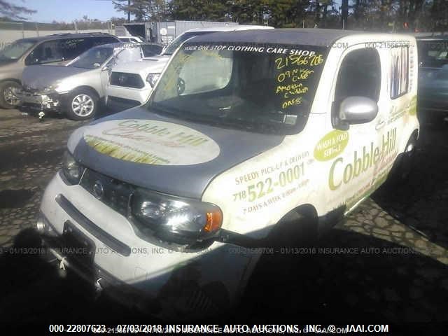 JN8AZ28R09T117540 - 2009 NISSAN CUBE S/SL WHITE photo 2