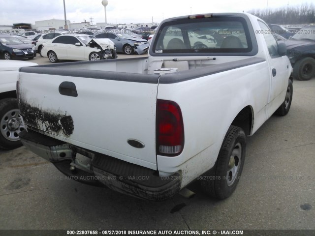 1FTZF17201NB49306 - 2001 FORD F150 WHITE photo 4