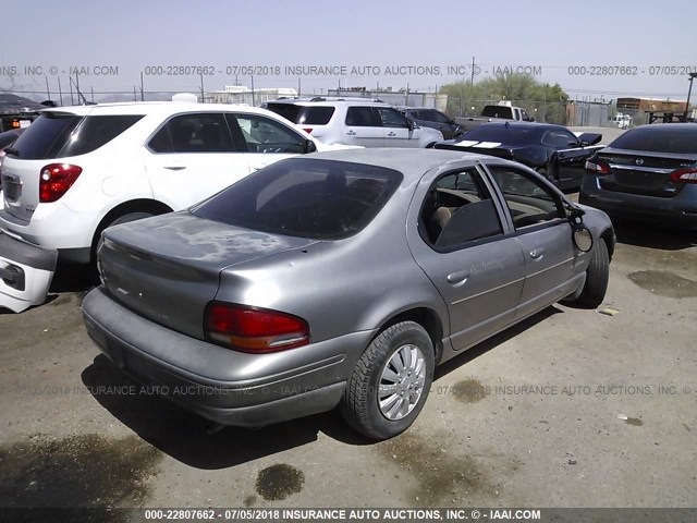 1B3EJ46C3WN139371 - 1998 DODGE STRATUS SILVER photo 4