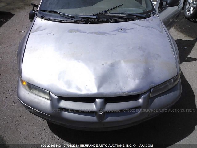 1B3EJ46C3WN139371 - 1998 DODGE STRATUS SILVER photo 6