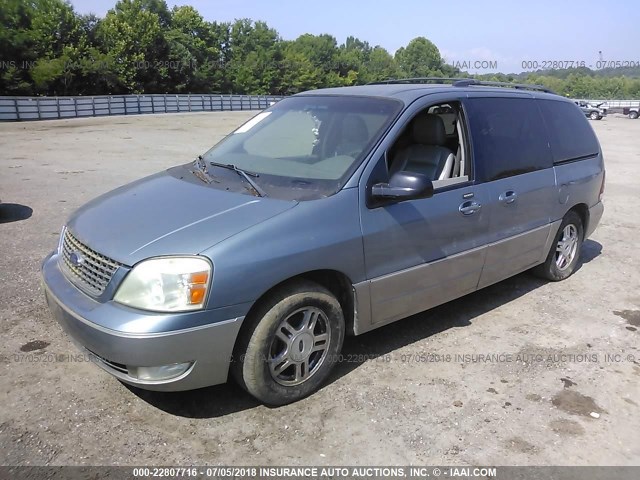 2FMZA58234BA89330 - 2004 FORD FREESTAR LIMITED Light Blue photo 2