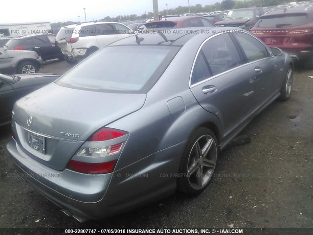 WDDNG77X88A152150 - 2008 MERCEDES-BENZ S 63 AMG SILVER photo 4