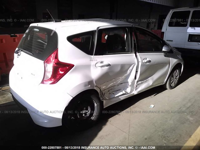 3N1CE2CP6HL367120 - 2017 NISSAN VERSA NOTE S/S PLUS/SV/SL/SR WHITE photo 4