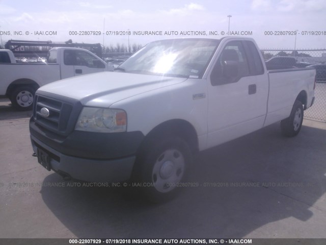 1FTRF14W98KE55875 - 2008 FORD F150 WHITE photo 2