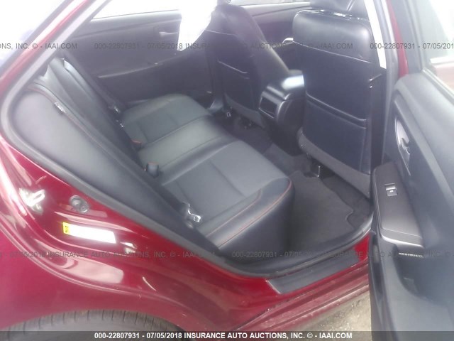 4T1BF1FK4HU703445 - 2017 TOYOTA CAMRY RED photo 8