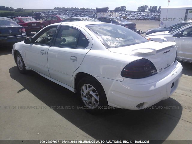 1G2NF52EX4M560654 - 2004 PONTIAC GRAND AM SE1 WHITE photo 3