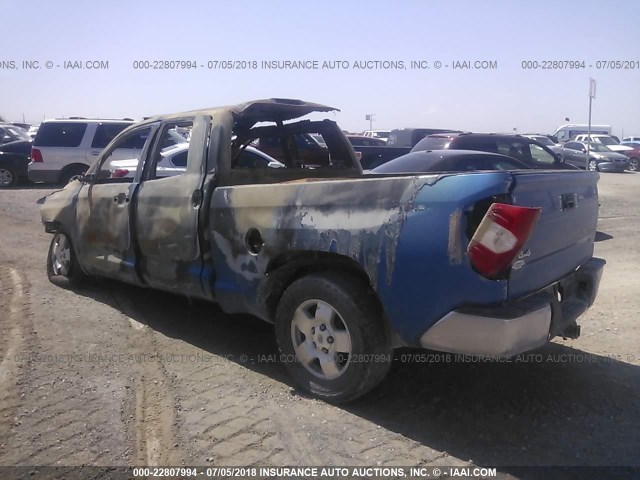 5TFUW5F12GX508095 - 2016 TOYOTA TUNDRA DOUBLE CAB SR/SR5 BLUE photo 3