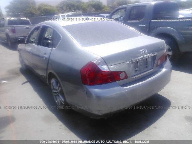 JNKBY01E36M205596 - 2006 INFINITI M45 SPORT GRAY photo 3