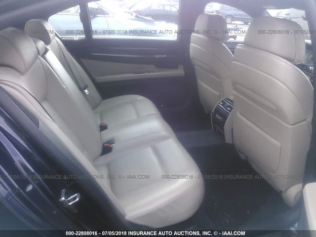 WBAKB8C53BCY66945 - 2011 BMW 750 LI Dark Blue photo 8