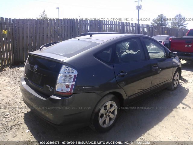 JTDKB20U883316225 - 2008 TOYOTA PRIUS GRAY photo 4