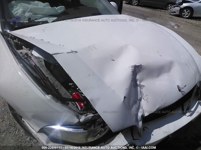 1G4CW54K214137158 - 2001 BUICK PARK AVENUE  WHITE photo 6