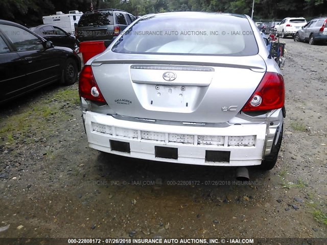 JTKDE167460119314 - 2006 TOYOTA SCION TC 银色 照片 6