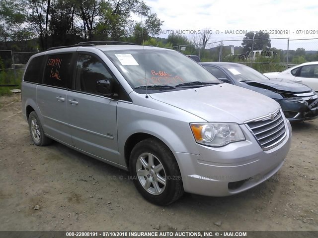 2A8HR54P58R823806 - 2008 CHRYSLER TOWN & COUNTRY TOURING SILVER photo 1