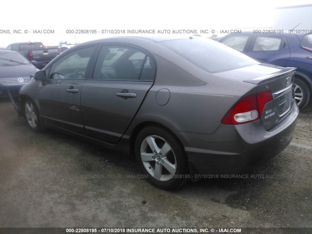 2HGFA1F68BH505308 - 2011 HONDA CIVIC LX-S GRAY photo 3