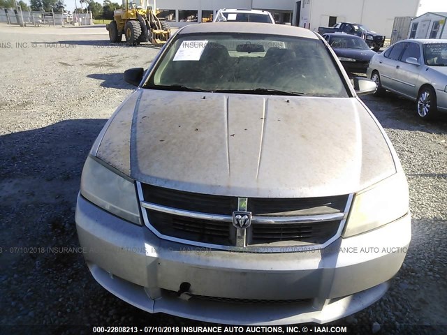 1B3LC56R08N538835 - 2008 DODGE AVENGER SXT SILVER photo 6