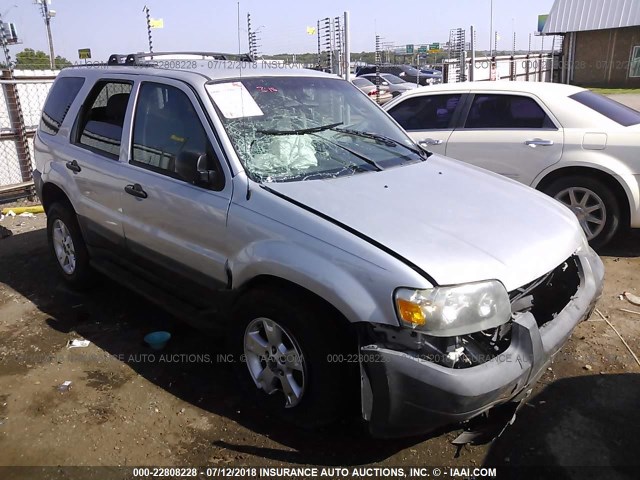 1FMYU03125KB07215 - 2005 FORD ESCAPE XLT SILVER photo 1