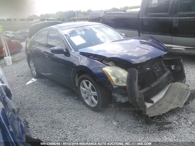 1N4BA41EX5C858577 - 2005 NISSAN MAXIMA SE/SL BLUE photo 1