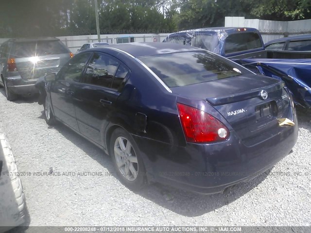 1N4BA41EX5C858577 - 2005 NISSAN MAXIMA SE/SL BLUE photo 3